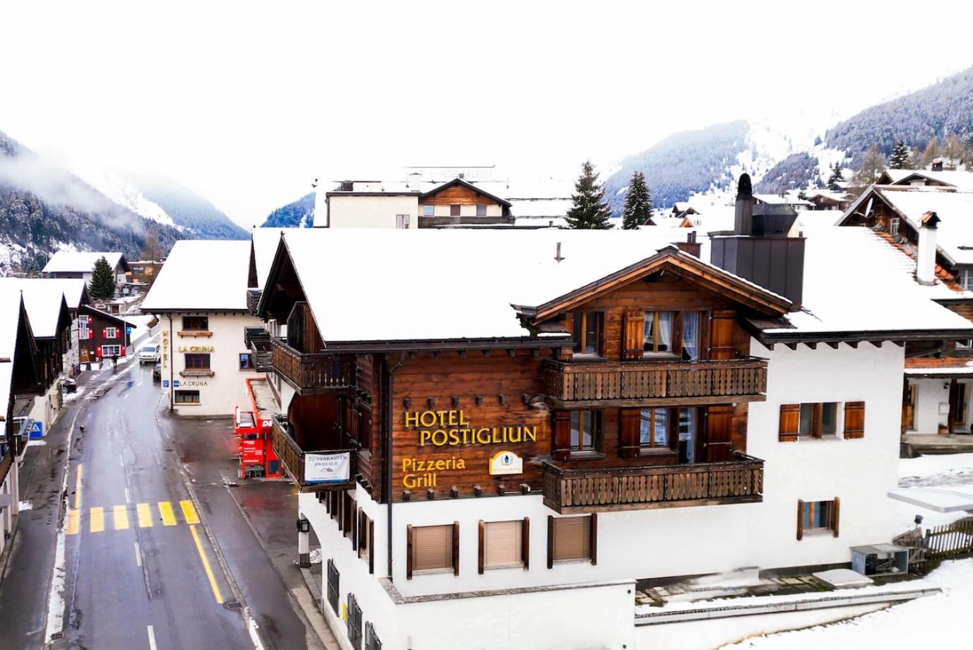 Hotel Postigliun Sedrun 24-7 Self-Checkin Bagian luar foto